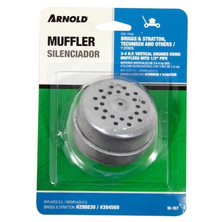 Mtd Muffler 2-4 Hp B&S M-107